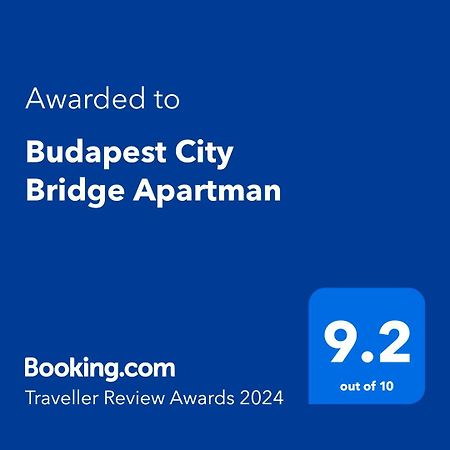 Budapest City Bridge Apartman Zewnętrze zdjęcie